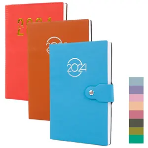 2024 A5 Notebook magnetico pianificatore mensile diario all'ingrosso diario diario personalizzato ha stabilito il taccuino con lucchetto