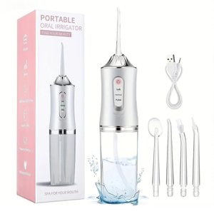 Irrigador Bucal Económico al por Mayor, Equipo Eléctrico de Blanqueamiento Dental Impermeable IPX7, Hilo Dental de Agua para el Hogar y Viajes - Product Image 1