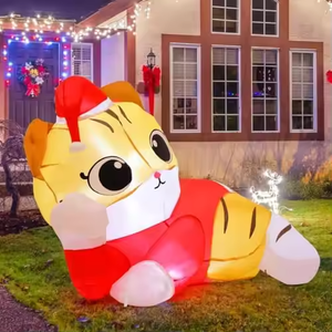 Prix de gros personnalisé – Nouveaux gonflables de Noël en PVC de 1,5 m avec LED intégrées pour décorations intérieures et extérieures – Direct Usine - Product Image 1