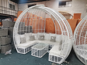 <span class=keywords><strong>Tumbona</strong></span> de lujo moderna para exteriores, cama de día, marco de aluminio de ratán Pe, cojines impermeables, Patio, jardín, sofá cama, juego para <span class=keywords><strong>terraza</strong></span> de Hotel - Product Image 6