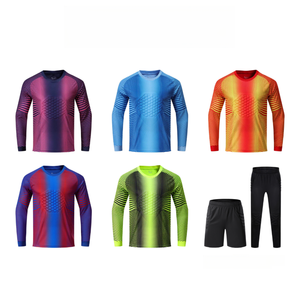 Maglie da <span class=keywords><strong>Calcio</strong></span> Personalizzate, Magliette da <span class=keywords><strong>Portiere</strong></span> a Maniche Lunghe, Completo da Allenamento per Portieri, Kit di Protezione, Abbigliamento Sportivo - Product Image 1