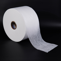 23g/m² atmungsaktive Polyester-Heißluft durch Vliesstoff Hydrophile Oberfläche Damen binde Rohstoffe Plain Style