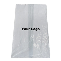 Sac d'emballage en polyéthylène transparent de qualité alimentaire personnalisé de 18 po x 24 po, 2 mil, en LDPE, pour aliments