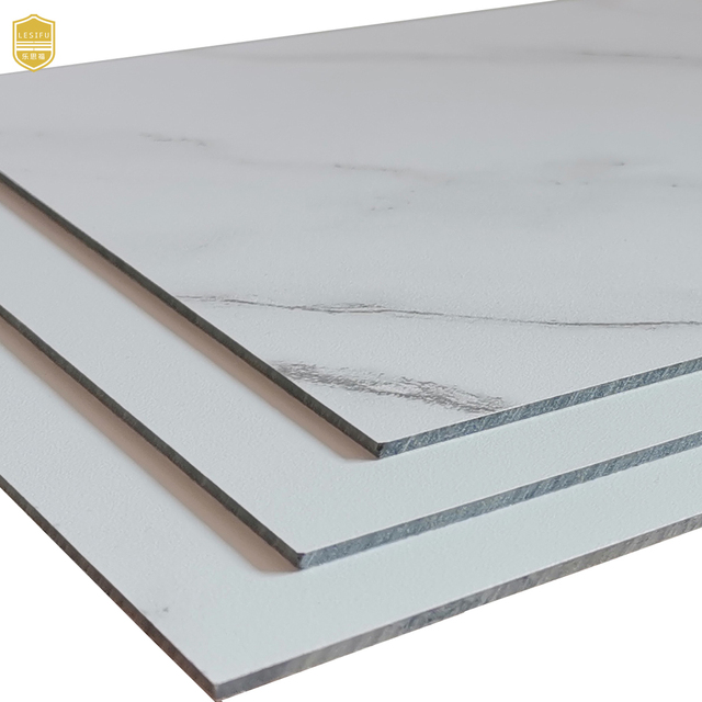 Lesifu Brand 2.5mm White HPL Door Furniture and Wall Cladding Sheets Compact Formica HPL