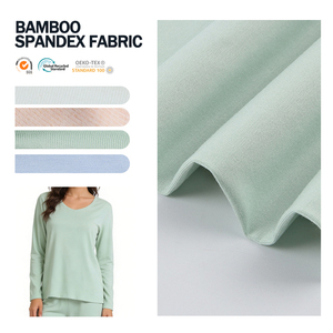 Fabricante Chino de Tela de Punto Elástica en 4 Direcciones con Rayas de Hilo de Bambú y Lycra para Ropa Interior - Product Image 1