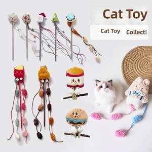 ชุดของเล่นแมว DIY แบบผสมผสาน ชุดไม้ล่อแมวพร้อมซิลเวอร์ไวน์และแคทนิป กล่องของเล่นแมวแบบอินเทอร์แอคทีฟ - Product Image 1