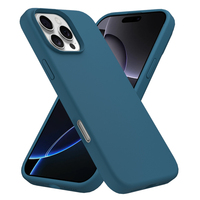 Para iPhone Apple funda de silicona líquida con logotipo personalizado funda de teléfono de lujo funda de teléfono Original para iPhone 14 15 16 Pro Max funda