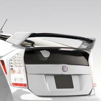 Spoiler Belakang Gaya ROWEN Tommykaira Untuk Toyota Prius ZVW30 2003-2012 ABS Dicat Tanpa Cat Tampilan Karbon Sayap Bagasi Belakang Mobil