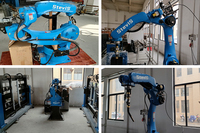 Solutions de robots industriels pour la remplacement de la main-d'œuvre manuelle, soudage TIG/MIG/CO2 personnalisé à 6 axes, palettisation motorisée par PLC
