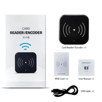 Venta caliente Tipo-C USB Ttlock Hotel Sistema de bloqueo de puerta electrónico RFID Plástico Abs Tarjeta inteligente Codificador Software