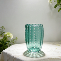 Fabrieksgroothandel Modern Design Fruit/Hartpatroon Handgemaakte Geblazen Glazen Sap-/Waterbeker Voedselveilig Vaatwasser- en Magnetronbestendig