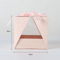 Emballage en papier DIY fleur boîte cadeau Transparent Handheld 2025 Happy Mothers Day Gifts For Mom
