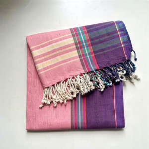 Kikoy Cotton Worsted Fabric <b>Beach</b> Towel Sarong <b>Wrap</b> Lightweight Striped African Kikoy Quick Dry Travel <b>Beach</b> Blanket - Product Image 1