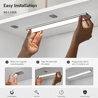 Lampu LED Bawah Kabinet Modern IP44 dengan Peredupan Halus dan Sensor Gerak untuk Dapur, Kamar Mandi, dan Cermin