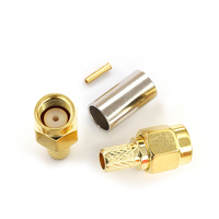 Connecteur coaxial RF SMA RPSMA de haute qualité, directement de l'usine, femelle, mâle, prise jack, 50 ohms