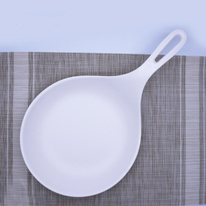 Plateau de service en mélamine, plat à <span class=keywords><strong>pizza</strong></span>, plat à four rond avec poignée pour le dîner, plat à tarte, cupcake - Product Image 3