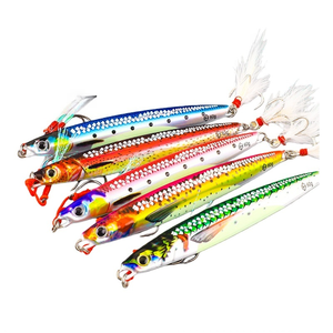 Señuelos de Pesca de Agua Salada Hechos a Medida, Fluorescentes, Brillan en la Oscuridad, Cebo de Agua Media para Salmón, Marlín, Tiburón y Lubina - Uso en Lagos - Product Image 3
