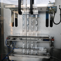 Machine automatique multi-voies de formage, remplissage et scellage de sachets pour aliments liquides - Miel, mayonnaise, gel énergétique - Ensacheuse VFFS pour film plastique