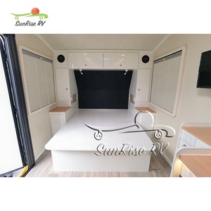 Sunrise Rv <span class=keywords><strong>Caravane</strong></span> familiale de luxe personnalisée Camping-car tout-terrain RV <span class=keywords><strong>avec</strong></span> remorque de voyage à triple couchette <span class=keywords><strong>avec</strong></span> salle de bain et <span class=keywords><strong>douche</strong></span> séparées - Product Image 2