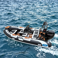 Bateau gonflable Hedia 420 à fond dur avec CE