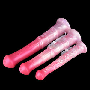 Yocy212 Drie Maten Siliconen Dier Dildo Paard Penis Spuitende Masturbator Met Zuignap Voor Vrouwen - Product Image 2