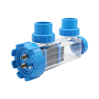 Cellule électrolytique en titane RP-25 pour chlorinateur au sel de piscine avec 7 plaques et boîtier en PC sans câble