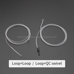 Leader en fluorocarbone fusionné <span class=keywords><strong>de</strong></span> 1M avec émerillon QC pour la pêche à la carpe - Product Image 2