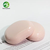 Étui compact pour fond de teint crème à double compartiment avec miroir et support pour éponge, conteneur de maquillage portable pour coussin d'air
