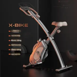 2026 Cycle pliable intelligent de <span class=keywords><strong>vélo</strong></span> de rotation magnétique ultra-silencieux avec écran LCD pour l'entraînement cardio d'<span class=keywords><strong>appartement</strong></span> - Product Image 2