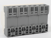 Dispositif de protection contre les surtensions T2 SPD à haute efficacité pour les systèmes photovoltaïques solaires, utilisation industrielle, protection fiable contre les surtensions, IP40 110V-385V