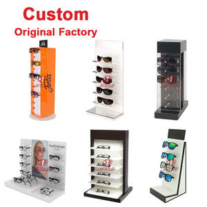 Expositor de Gafas de Sol Giratorio de Acrílico con Cerradura Personalizado de Fábrica, Expositor de Gafas de Mesa, Elevador de Almacenamiento de Gafas, Vitrina - Product Image 1