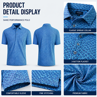 Camiseta Polo Sublimada Personalizada para Hombre, Tejido de Punto Antiarrugas, Manga Corta, Diseño con Bolsillo, Logotipo Impreso, Ropa Casual