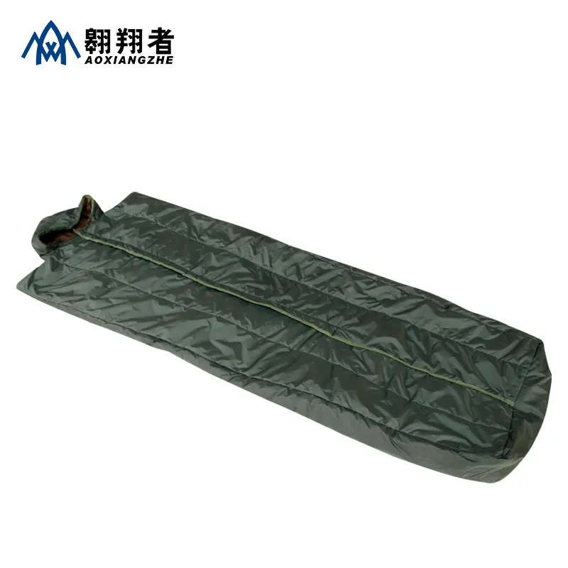 حقيبة نوم للتخييم من نسيج واحد للكبار مقاومة للماء للفصول الأربعة وهي حقيبة للنوم في الشتاء وللصيد 0 درجة خارجية عالية الجودة