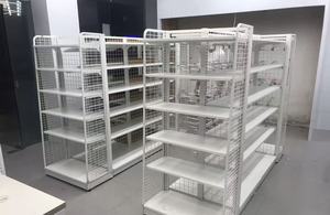 Étagère de présentation de supermarché double face légère, perforée, à 5 niveaux, avec revêtement en poudre époxy, étagères multifonctionnelles - Product Image 3