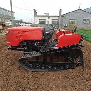 120 HP Fully Automatic Mini Cultivator Bulldozer Rotary Mini Crawler Tractor