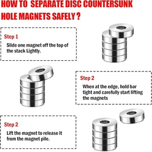 Hot Bán Vòng Cơ Sở Cốc Cá Hình Dạng Nồi Nam Châm Với Chìm Vít Lỗ Nhà Máy Giá Vật Liệu Từ Tính - Product Image 3