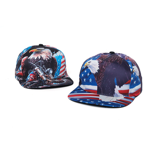 Casquette de baseball ajustable avec logo personnalisé drapeau américain et aigle <span class=keywords><strong>chauve</strong></span>, style vintage, broderie personnalisée, <span class=keywords><strong>pour</strong></span> hommes et femmes - Product Image 2