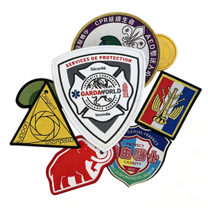 Étiquette tissée personnalisée, patch en tissu, patch en caoutchouc personnalisé avec logo pour vêtements, souvenirs, cadeaux promotionnels - Product Image 6