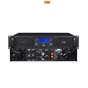 PC Series Professional Power Amplifier 2CH Audio Amp With LED Display