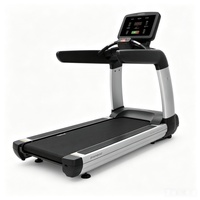 Caminadora Profesional Comercial, Equipo de Fitness Potente con Pantalla LED, Apta para Ejercicio Físico y Entrenamiento