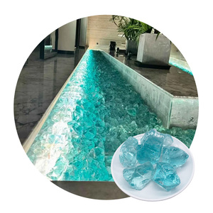 Gravier de verre transparent de qualité supérieure, pierres de verre pour foyer de jardin, échantillons gratuits disponibles pour les commandes en gros - Product Image 6