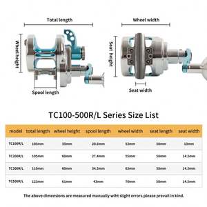 Moulinet vertical conventionnel en métal de haute qualité moulinet de pêche en mer <span class=keywords><strong>sous</strong></span> la tête bateau moulinet de gabarit à pas lent - Product Image 3