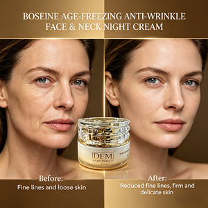 Crème <span class=keywords><strong>de</strong></span> <span class=keywords><strong>nuit</strong></span> anti-âge raffermissante pour le visage et le cou, marque privée, avec peptides et collagène, pour hydrater et lutter contre les rides - Product Image 1
