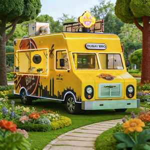 Gerobak Makanan Listrik Roda Empat/Truk Makanan Mobile, Cocok untuk Lokasi Seperti Taman, Kafe, dan Kios Makanan. - Product Image 1