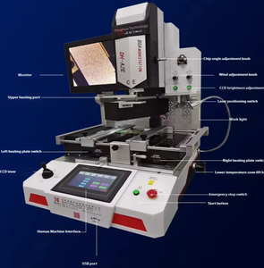 Stazione di Rilavorazione BGA DH-A2E a 3 Zone con Aria Calda e Schermo Touch, Strumenti per Saldatura in Acciaio Inox, Nuova Attrezzatura per Riparazione Telefoni Cellulari - Product Image 6