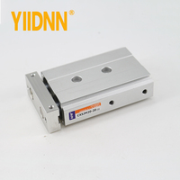Cylindre pneumatique CXSJMC compact à double tige de piston avec palier coulissant