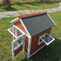 Grande niche extérieure en bois pour chien avec toit imperméable en asphalte, abri pour animaux de compagnie, Caseta Perro Exterior Grande