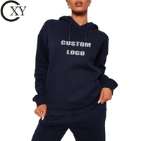 OEM personalizado Y2K Streetwear 100% algodón pantalla Puff impreso sudadera de gran tamaño gota hombro 3D Puff impresión mujeres sudaderas con capucha