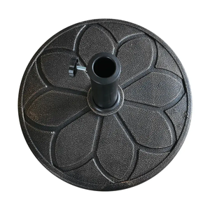 Base de <span class=keywords><strong>parasol</strong></span> <span class=keywords><strong>déporté</strong></span> de plage 12 kg en fer et plastique, 2 pièces - Product Image 3