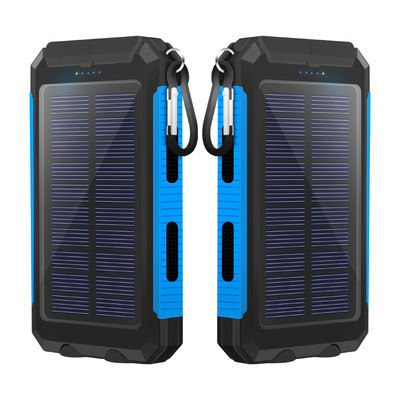 20000mAh Solar Power Bank Portable Mobile Power Supply Solar Cargador Power Bank Fast Charging Power Bank